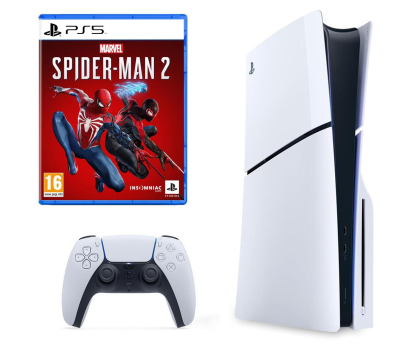 Konsola PS5 Sony PlayStation 5 Slim + Spider-Man 2 (pudełko)